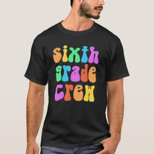 Camiseta Pequeña Miss Arcoiris De Sexto Grado Retro