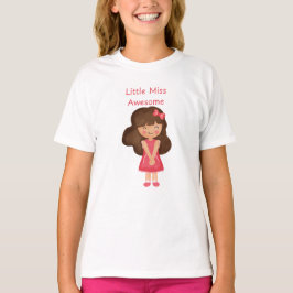 Camiseta Pequeña Miss Awesome