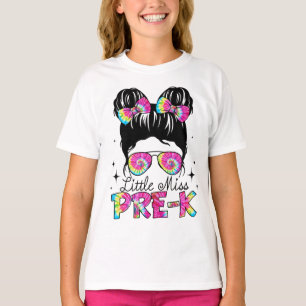 Camiseta Pequeña Miss Chica Preescolar De Vuelta A La Escue