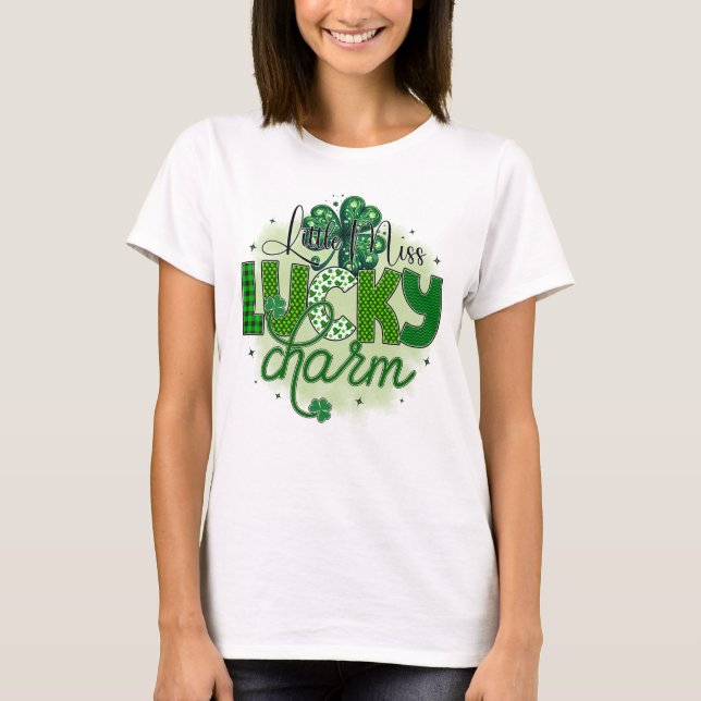 Camiseta Pequeña Miss con suerte (Anverso)