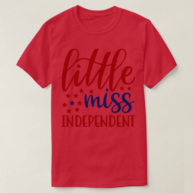 Camiseta Pequeña Miss Independiente (Diseño del anverso)