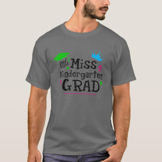 Camiseta Pequeña Miss Kindergarten Grad Funny Princess Litt
