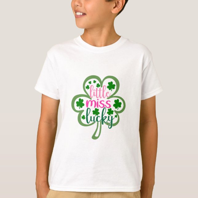 Camiseta Pequeña Miss Lucky (Anverso)