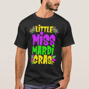 Camiseta Pequeña Miss Mardi Gras NOLA New Orleans Todler Gi