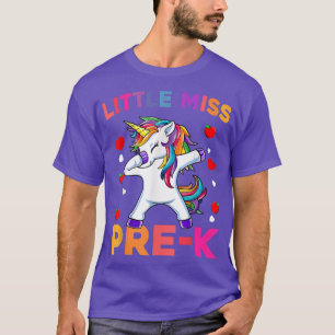 Camiseta Pequeña Miss Preescolar Primaria De Primeros Días 