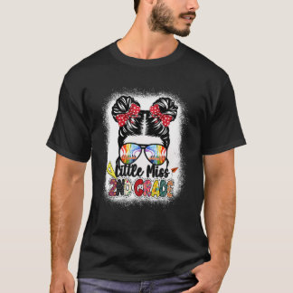 Camiseta Pequeña Miss Segundo Grado Desordenado Bun Gracios