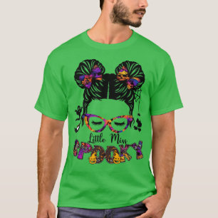 Camiseta Pequeña Miss Spooky Halloween desordenada Chicas d