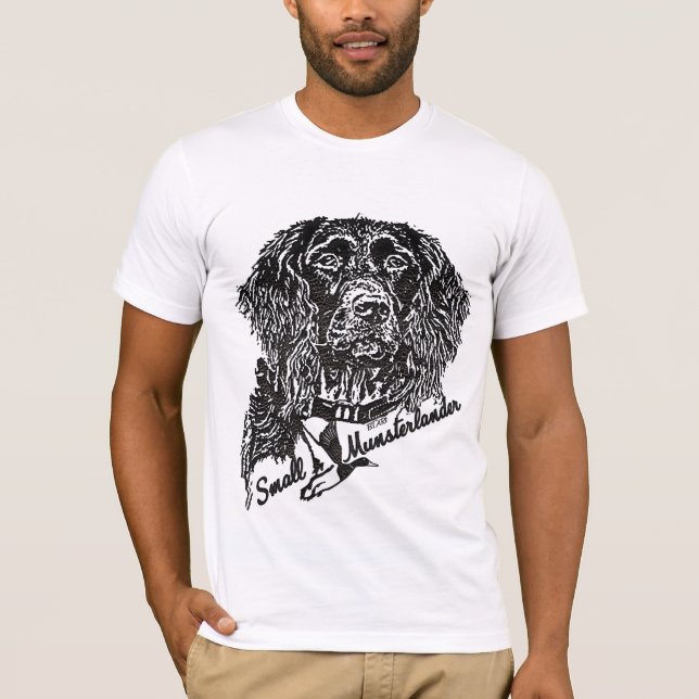 Camiseta Pequeña Munsterlander (logotipo) (Anverso)