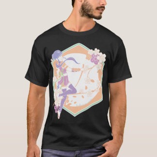 Camiseta Pequeña niña ninja flor de cerezo