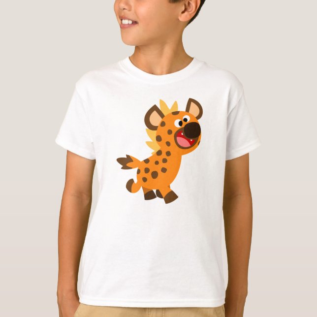 Camiseta pequeña Personalizado Hyena para niños (Anverso)