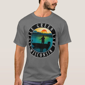 Camiseta Pequeña Pesca del Lago Verde de Wisconsin