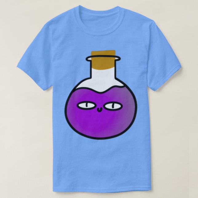 Camiseta Pequeña poción morada (Diseño del anverso)