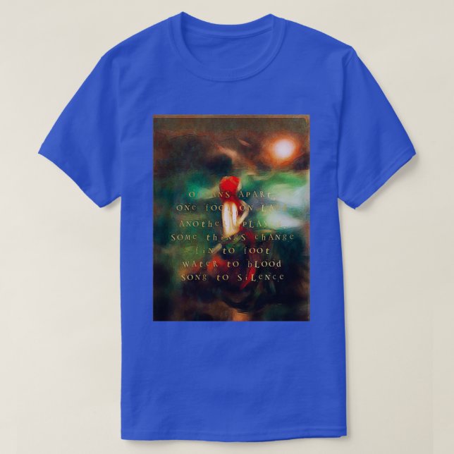 Camiseta Pequeña poesía de oro del ilustracion Sirena (Diseño del anverso)