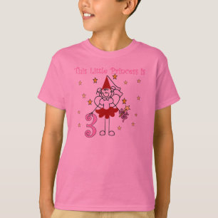Camiseta Pequeña princesa 3ro cumpleaños