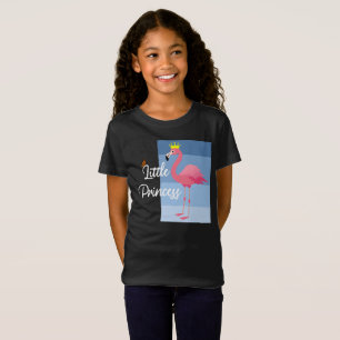 Camiseta Pequeña Princesa de diseño de flamenco rosa - Chic