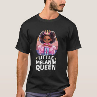 Camiseta Pequeña Reina de Melanina Mes de la Historia Negra