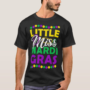 Camiseta Pequeña Ropa de Carnaval de Niños de Miss Mardi Gr