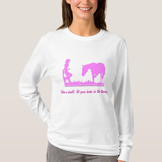 Camiseta Pequeña ropa de la vaquera (Anverso)