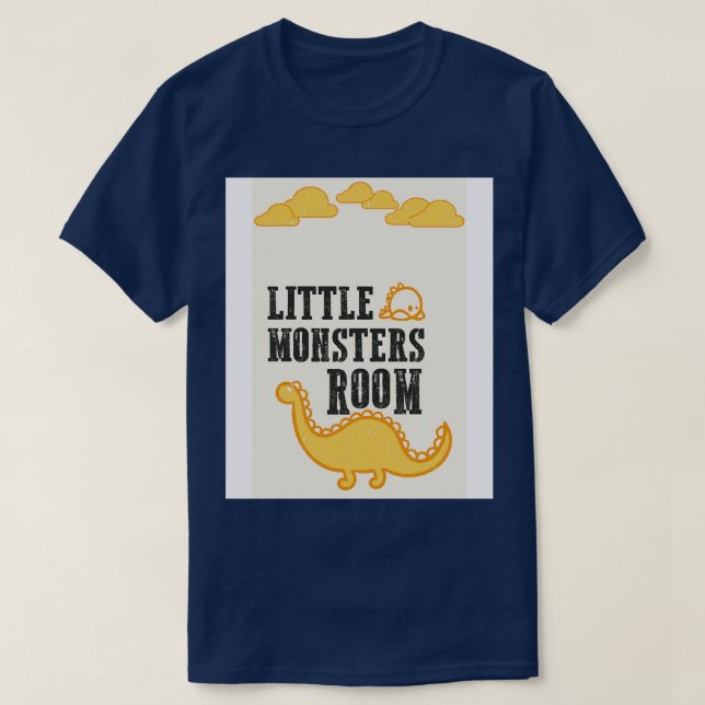 Camiseta Pequeña sala de monstruos (Diseño del anverso)