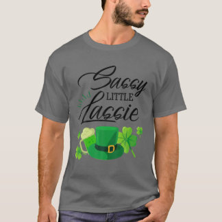 Camiseta Pequeña Sassy Lassie Día de San Patricio Divertido