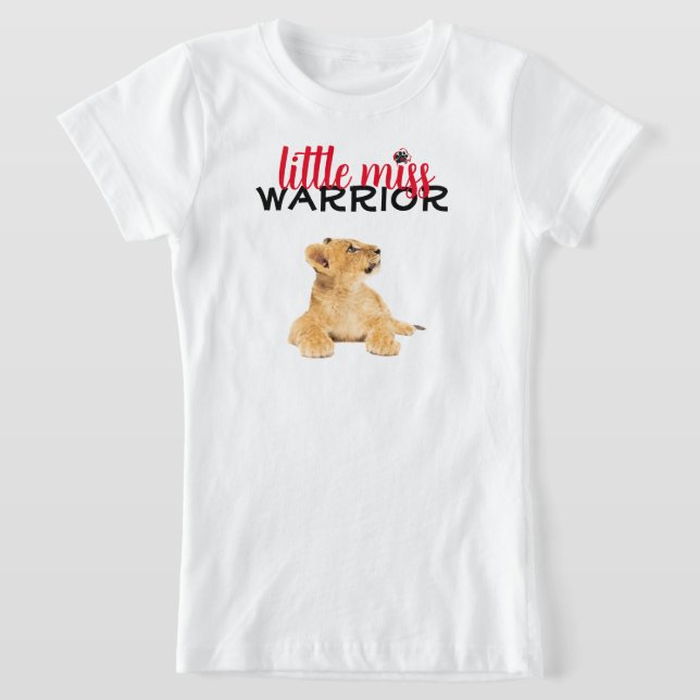 Camiseta Pequeña señorita guerrera (Distribución)