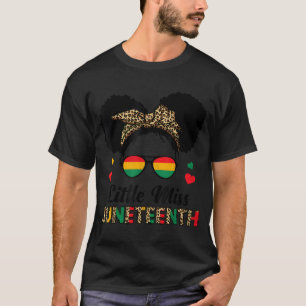Camiseta Pequeña Señorita Junenth 1865 Negra Afroamericana