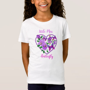Camiseta Pequeña señorita mariposa 