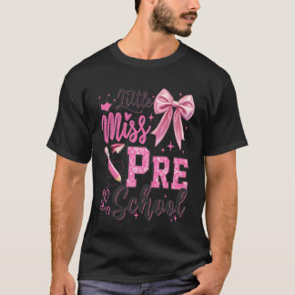 Camiseta Pequeña Señorita Preescolar Regreso a la Escuela P