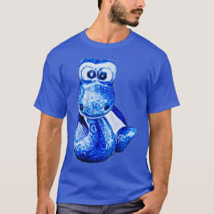Camiseta Pequeña serpiente azul encantador 6