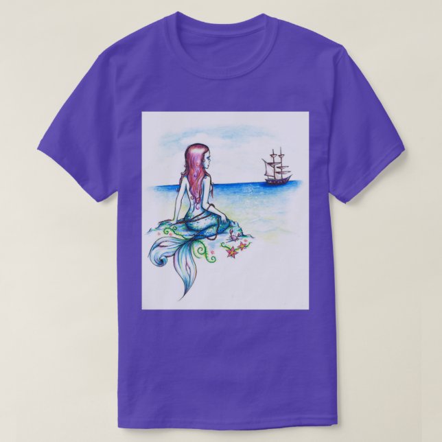 Camiseta Pequeña sirena 6 (Diseño del anverso)