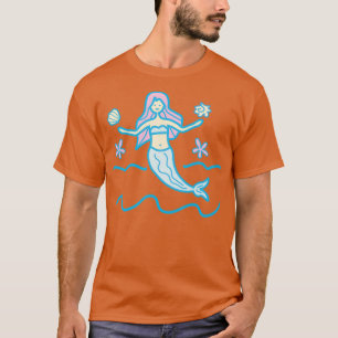 Camiseta Pequeña sirena bajo la sombra de Siren