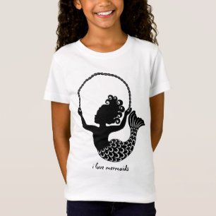 Camiseta Pequeña sirena saltando cuerda