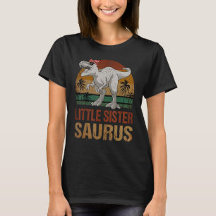 Camiseta Pequeña Sistersauro Dinosaurio Pequeña Hermana Sau