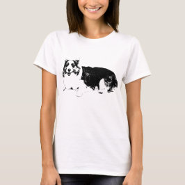 Camiseta Pequeña sonrisa tranquila de Corgi
