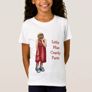 Camiseta Pequeña Srta. Cranky Pants: Chica que pone mala