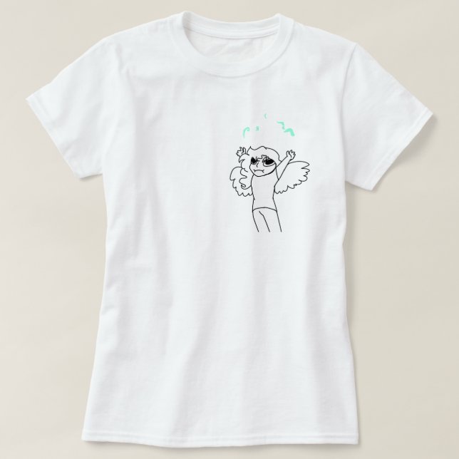 Camiseta Pequeña Tyto Harpy Chispa Determinación  (Diseño del anverso)
