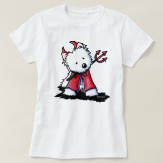Camiseta Pequeña vestimenta westie del diablo