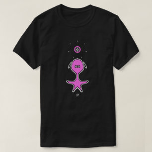 Camiseta Pequeña y extraña (púrpura 2)