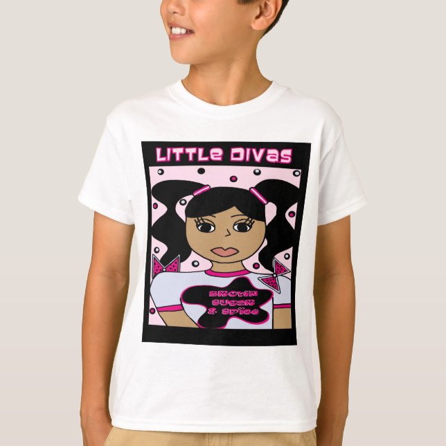 CAMISETA PEQUEÑAS DIVAS (Anverso)