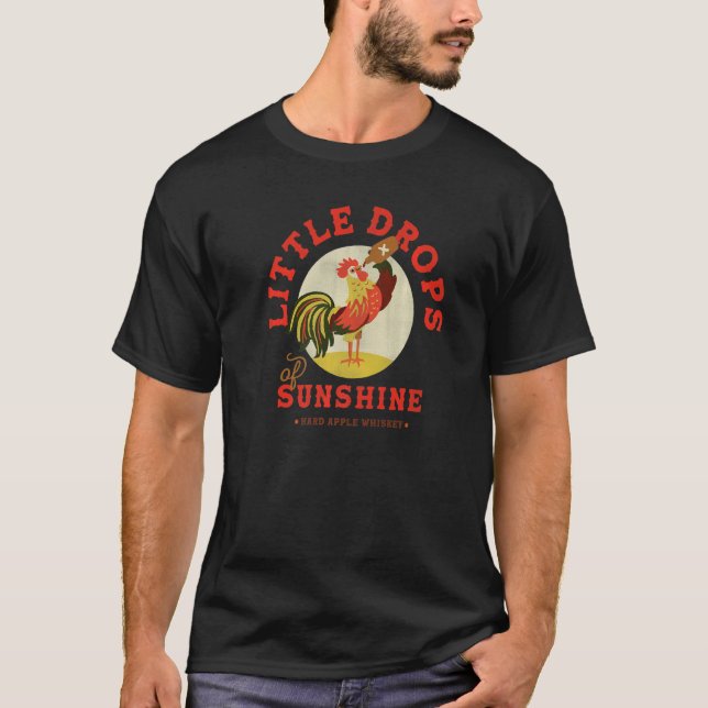 Camiseta Pequeñas gotas De Sol Arduo De Manzana Whiskey Roo (Anverso)