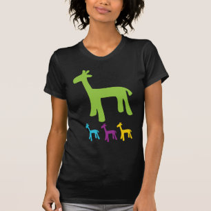 Camiseta Pequeñas jirafas retras
