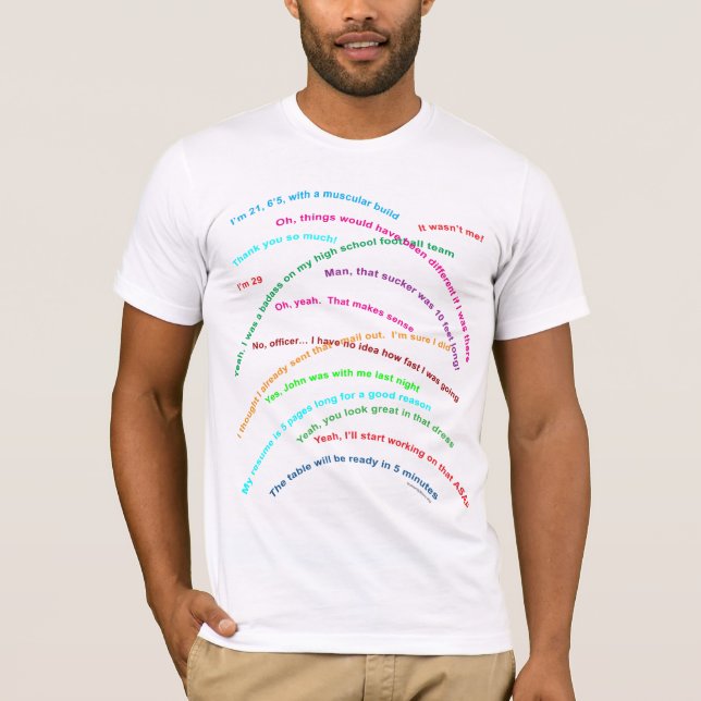 Camiseta Pequeñas mentiras blancas #1 (Anverso)