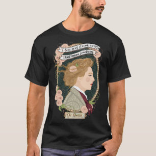 Camiseta Pequeñas mujeres fotos Jo March Botanical
