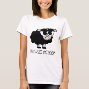 Camiseta Pequeñas ovejas negras lindas
