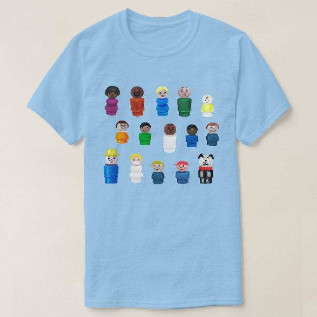 Camiseta Pequeñas personas redondas en tu vecindario (Diseño del anverso)