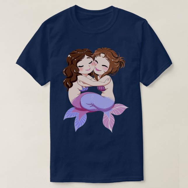 Camiseta Pequeñas sirenas XXII (Diseño del anverso)