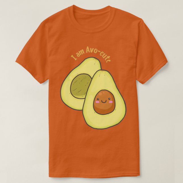 Camiseta Pequeño aguacate (Diseño del anverso)