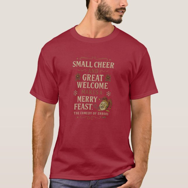 Camiseta Pequeño ánimo y gran bienvenida  (Anverso)