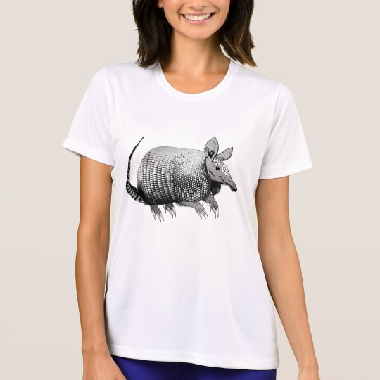 Camiseta Pequeño armadillo lindo de Tejas - esmalte