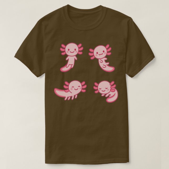 Camiseta Pequeño Axolotl 1 (Diseño del anverso)